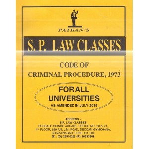 Pathan's Code of Criminal Procedure, 1973 (Crpc) For BA.LL.B & LL.B [July 2019 New Syllabus] by Prof. A. U. Pathan | S. P. Law Classes